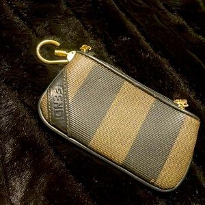 Fendi change purse key chain